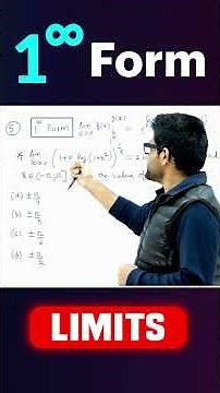 JEE Advanced: 1 Power Infinity Form Solved with e^Limit Rule!
