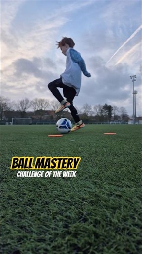 Ball Mastery Challenge Of The Week 🕺⚽️😍 #soccer #soccerdrills #football #footballdrills #ballmastery