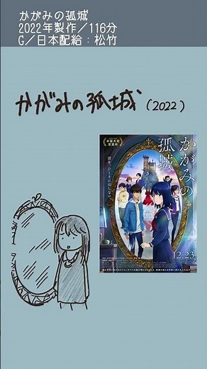 映画紹介「かがみの孤城」（2022） #辻村深月 #當真あみ #北村匠海 #吉柳咲良 #板垣李光人 #横溝菜帆 #高山みなみ #梶裕貴 #芦田愛菜 #映画紹介 #映画あらすじ #あらすじ紹介