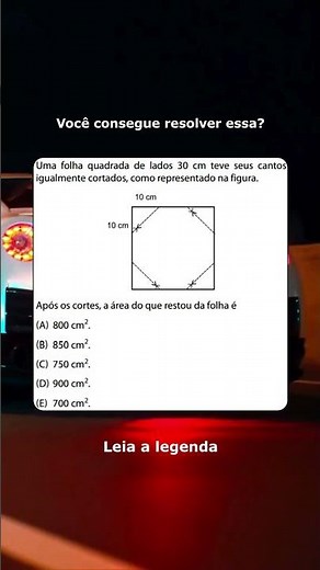 Você sabe resolver essa questão do Provão Paulista? #provao #provaopaulista #geometriaplana