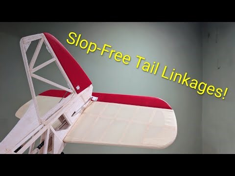 Super 60 Build • Installing Slop‑Free Rudder & Elevator Linkages