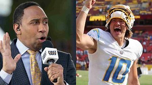 "Don't COUNT HIM OUT": Stephen A. Smith is betting BIG on Justin Herbert by proclaiming him as the undisputed MVP this season