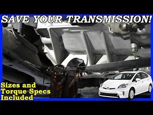 How to Service Transmission Toyota Prius 2010-2015 (Third Gen) | EASY!