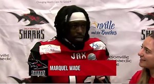 Halftime interview with WR/DB Marquel Wade | Jacksonville Sharks