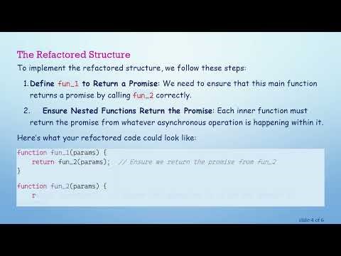 Refactoring async Functions: A Better Way to Structure Your JavaScript Code