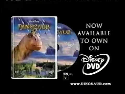 Dinosaur Disney Movie DVD 2000s Commercial (2001)