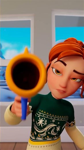 Adley hits iMPOSSiBLE shot!! Nerf snowflake Christmas Challenge.