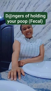 D@ngers of holding your poop (Fecal) #viralreels #fypシ゚viralシ | Nurse Mfon
