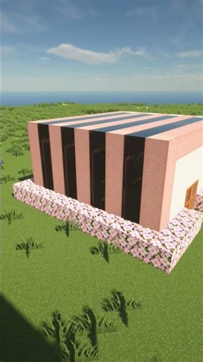 🍒 Minecraft Cherry House Tutorial – Cute & Easy Build!