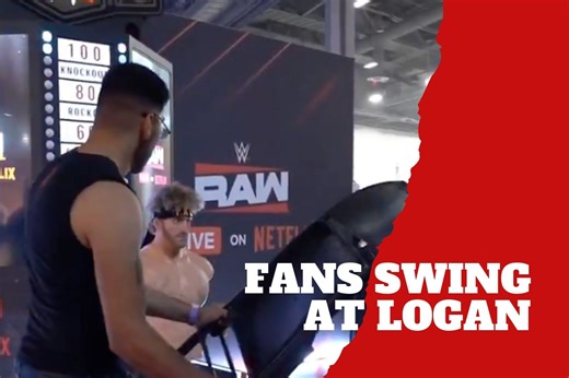 WWE fans line up to hit Logan Paul with chair in hilarious viral moment