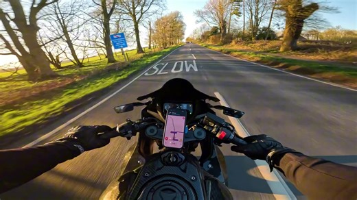 【4K】摩托骑行第一视角：驰骋乡间公路 | 箭牌排气 | 本田 CBR650R 全碳纤维版