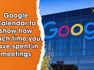 Google Calendar to show how much time you have spent in meetings