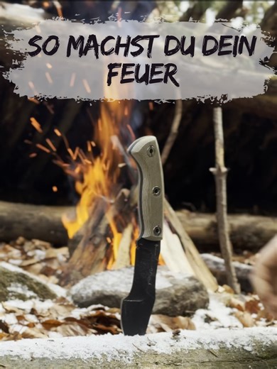 Ohne Feuer läuft nichts! #bwonlineshop #outdoors #bushcraft