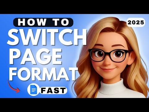 How To Switch To Page Format in Google Docs