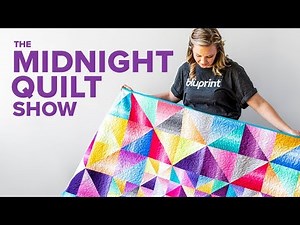 Stress Relieving Half-Square Triangle Quilt | S7E5 Midnight Quilt Show with Angela Walters