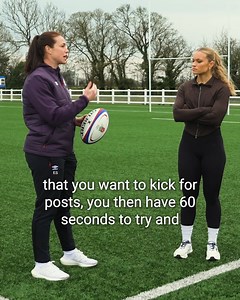 Learn everything you need to know about penalties and drop-goals from Emily Scarratt 👟🏉 #RedRoses | #Rugby101 | England Rugby