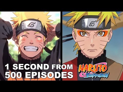 1 Second from 500 Episodes of Naruto Shippuden