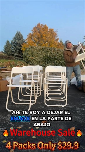 🪑 Need extra seating that’s sturdy, stylish, and easy to store? Meet the Lightweight Folding Chair Set — the perfect solution for parties, meetings, weddings, and everyday home use! ✨ Supports up to 300 lbs with a reinforced metal frame 🎨 Available in multiple colors to match any event or space 📦 Folds flat in seconds for effortless storage 🏡 Great for indoor & outdoor use — patio, garden, events, and more 💒 Ideal for weddings, parties, offices, and gatherings Why struggle with bulky chairs