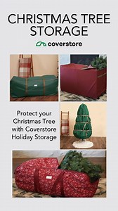Say goodbye to flimsy cardboard boxes! Protect your Christmas tree for years to come with a stunning storage solution that's both functional and decorative. Ready to elevate your holiday decor? | Coverstore
