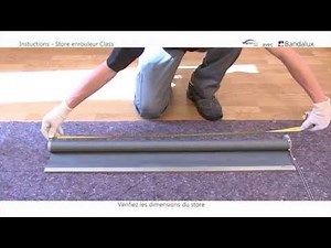 Comment poser une store enrouleur sans coffre (ref. mini) ?