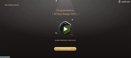 Improved DSA and problem-solving skills with LeetCode 50 Days Batch | Anshika Tiwari posted on the topic | LinkedIn