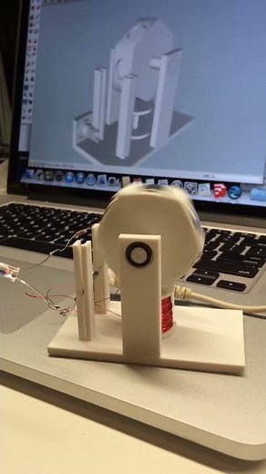 Prototype single coil 3d printed pulse motor