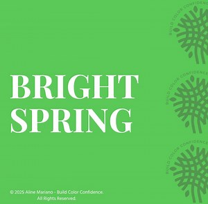 Bright Spring Color Palette | Seasonal Style Guide (PDF) - Etsy Australia