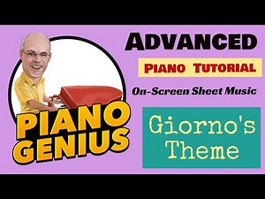 Giorno's Theme - Piano Tutorial - ADVANCED
