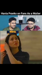 516K views · 10K reactions | Reacting to Hania Aamir Pranks Her Fans by hiding her face Please Dm for video removal Or Credit | M Bros Reactions | Facebook