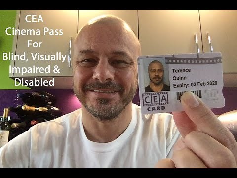 Blind and Visually Impaired Cinema - CEA Card