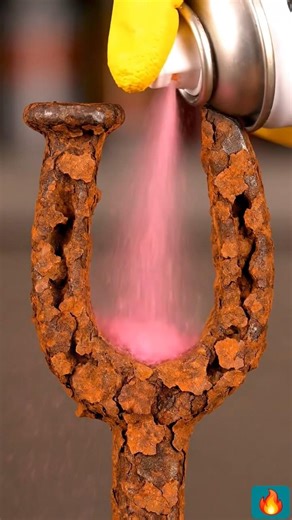 Amazing Rust Removal Experiment🔥 Science Meets Technology #science #technology #rush #remove #short
