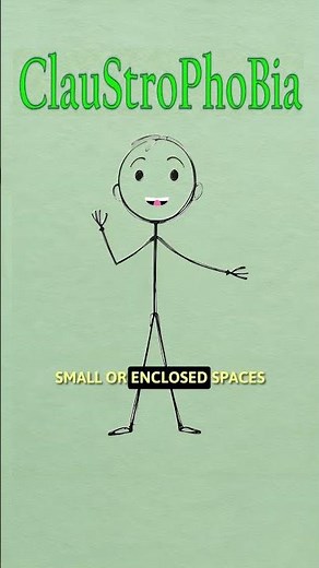 claustrophobia, an intense fear of confined spaces.