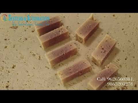 Hard Mysore Pak Cutting Machine. ⁨‪@systemsautomation6210‬