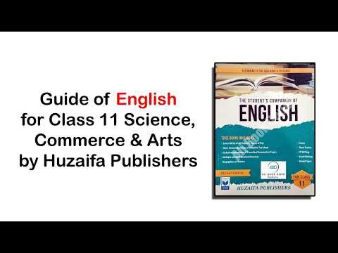 Guide of English for Class 11 Science, Commerce & Arts by Huzaifa Publishers | Ali Book Depot