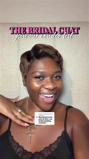 Replying to @Raffinèmoments THE BRIDAL CHAT 💒 my bridal community that has taken the wedding industry by storm 💨 . Vendors, if you’d like to be advertised in my community & be added to our vendor list - comment vendor in the caption & dm me with ⬇️ Name & Description of your service: Prices start from: URL Link to social media: Discount amount: Code - jazzgetswed . Brides to be! The link is in the bio for you to join ❤️