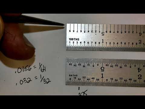 Measuring with the Scale or Steel Rule 1 of 2