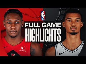 RAPTORS at SPURS | FULL GAME HIGHLIGHTS | October 27, 2025
