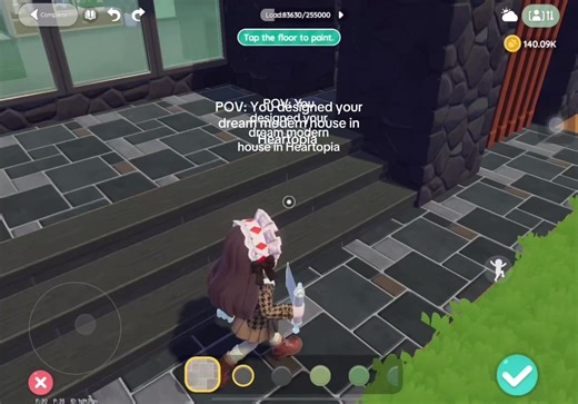 Layout by me (hindi lang Fashion Design ang dream course. Architecture din pala. Emsxz. #heartopia #heartopiagame #foryou #fyp #heartopiahouse