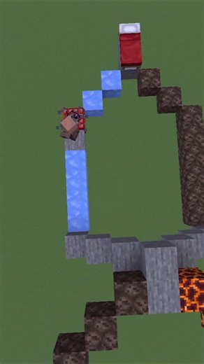 Can this villiger find the right path to its bed? #minecraft #viral #gaming #games