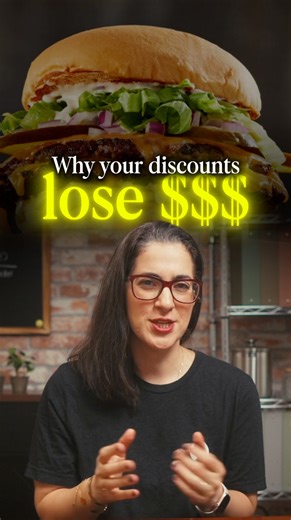 Owner.com on Instagram: "Running a discount? Run the math first.👇🏼 Most restaurants operate on thin contribution margins, so discounts don’t reduce profit linearly. Pricing research shows that a 10% discount often requires 25–35% more volume just to break even, not grow. Why? Fixed costs don’t move. Your rent, managers, utilities, and prep labor stay the same, only your margin shrinks. That’s why discounts often create: ☹️ Busier kitchens ☹️ More stressed teams ☹️ The same or worse profit Disc