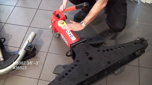 How do #RIDGID Hydraulic Pipe Benders easily bend pipe up to 4"? Watch. | RIDGID Tools