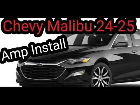 2024-25 Chevy Malibu amplifier install