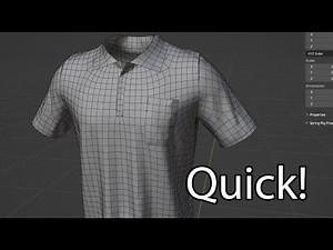 Retopo of Marvelous Designer clothes using ZBrush and Blender