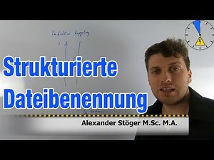 Strukturierte Dateibenennung im Projekt