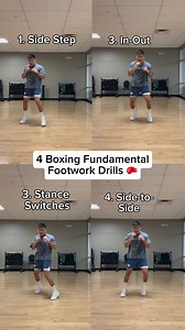 Try these out to improve your boxing footwork #boxing #boxeo #boxinglife #boxinggym #boxingcoach #boxingmotivation #boxingdrills | Learn.2.Scrap