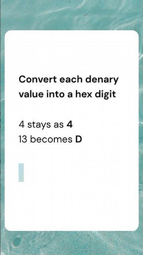 Binary to Hex (in a few simple steps)