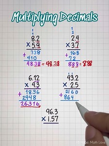 Master Multiplying Decimals in Minutes! 📏✨ #MathMadeEasy | Math Love