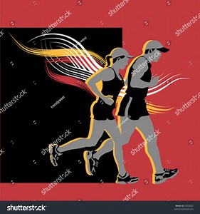 Logo Jogging Club Vector Stock Vector (Royalty Free) 5959624 | Shutterstock