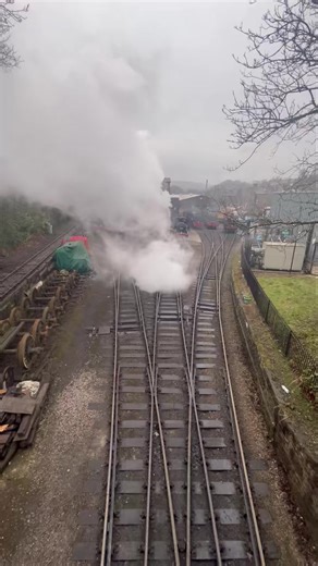 The final day of the 2025 Steam Gala has arrived, and 16440 is already steaming out of the yard and starting the day! See you soon! #kwvr // Kwvr.co.uk | The Keighley and Worth Valley Railway