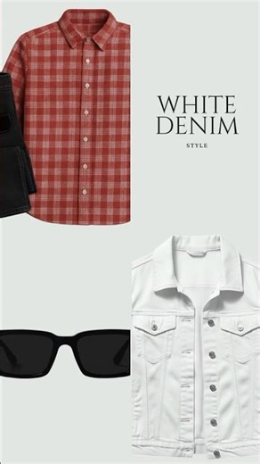 Perfect White Denim Jacket Look